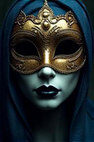 Cover of 'Behind the Venetian Mask' by Luca Moretti. Mystery theme.